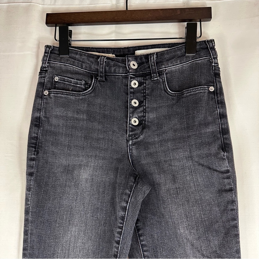 PILCRO ANTHROPOLOGIE Women’s Size 28 Denim Jeans High Rise Flare Stretch Ankle - Picture 5 of 15